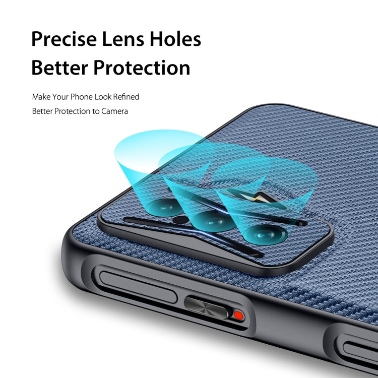 For Xiaomi Poco F4 GT DUX DUCIS Fino Series PU + TPU Phone Case