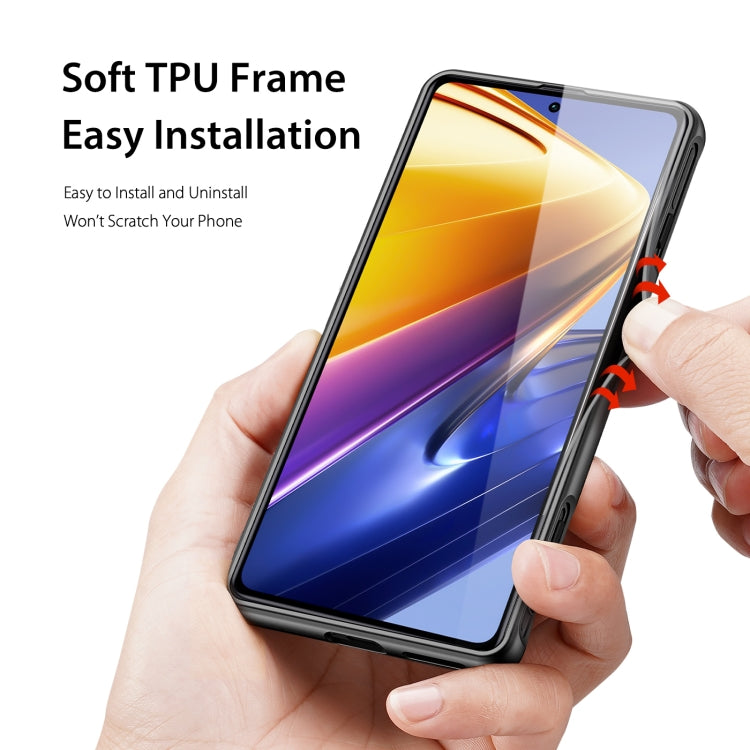 For Xiaomi Poco F4 GT DUX DUCIS Fino Series PU + TPU Phone Case