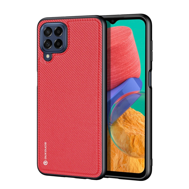 For Samsung Galaxy M33 5G DUX DUCIS Fino Series PU + TPU Phone Case(Red)