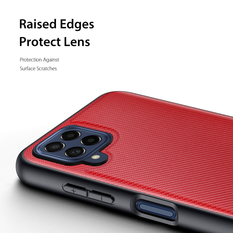 For Samsung Galaxy M33 5G DUX DUCIS Fino Series PU + TPU Phone Case(Red)