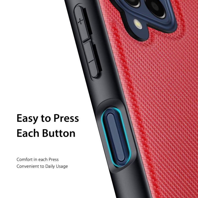 For Samsung Galaxy M33 5G DUX DUCIS Fino Series PU + TPU Phone Case(Red)