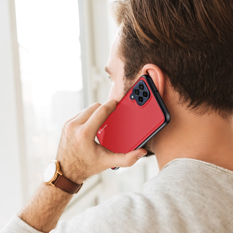 For Samsung Galaxy M33 5G DUX DUCIS Fino Series PU + TPU Phone Case(Red)