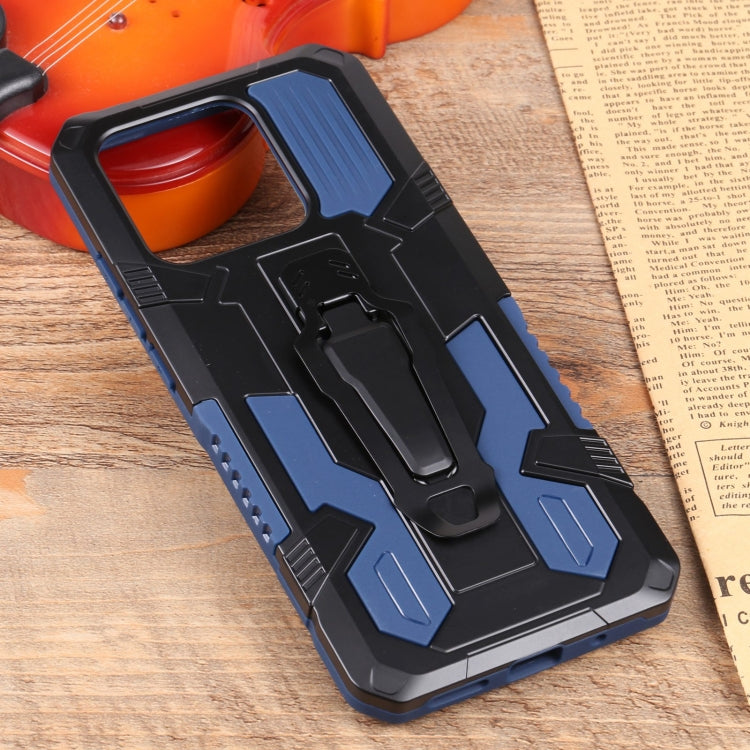 For Xiaomi Redmi 10C Lanyard Mecha Armor Kickstand PC + TPU Phone Case