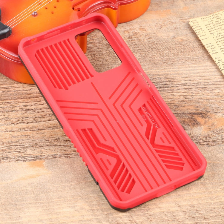 For Xiaomi Redmi Note 11 Pro Global Lanyard Mecha Armor Kickstand PC + TPU Phone Case