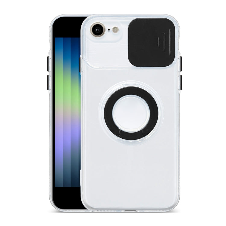 For iPhone SE 2022 / SE 2020 / 8 / 7 Sliding Camshield Ring Holder TPU Phone Case
