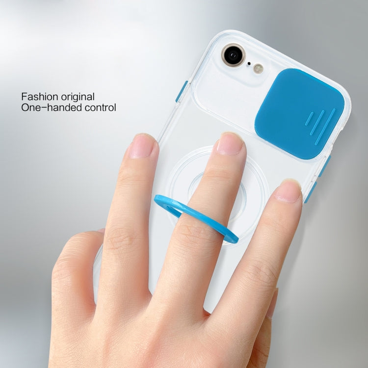 For iPhone SE 2022 / SE 2020 / 8 / 7 Sliding Camshield Ring Holder TPU Phone Case