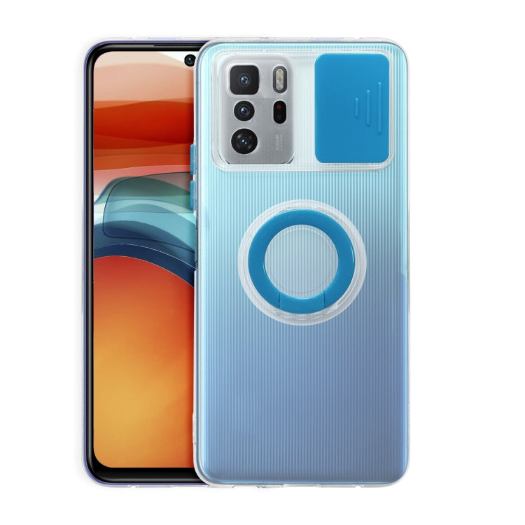 For Xiaomi Redmi Note 10 Pro 5G Sliding Camshield Ring Holder TPU Phone Case