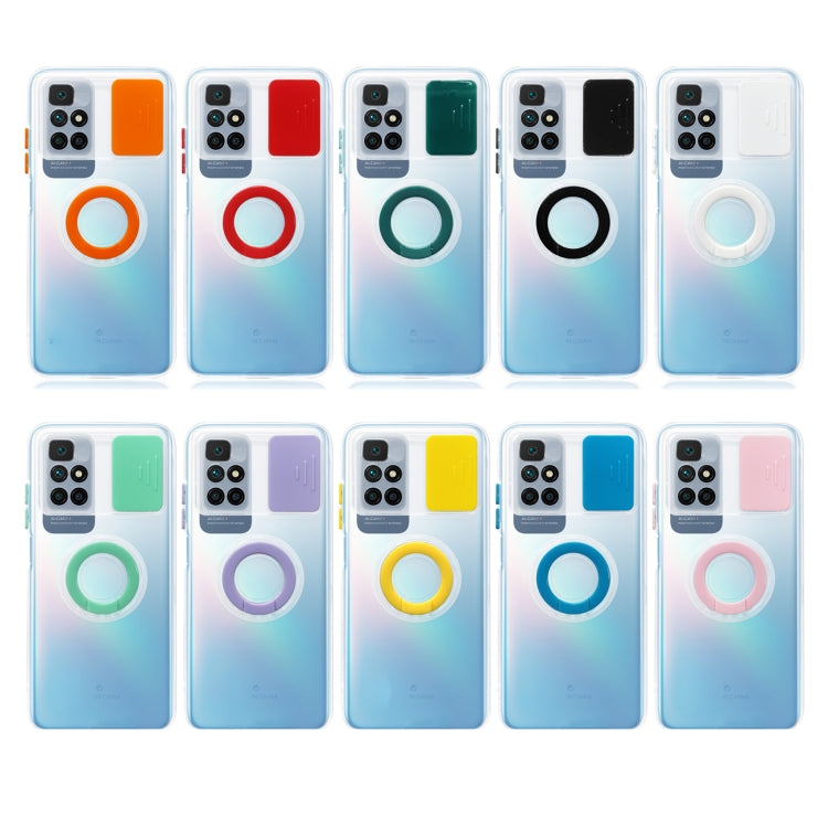 For Xiaomi Redmi 10 Sliding Camshield Ring Holder TPU Phone Case