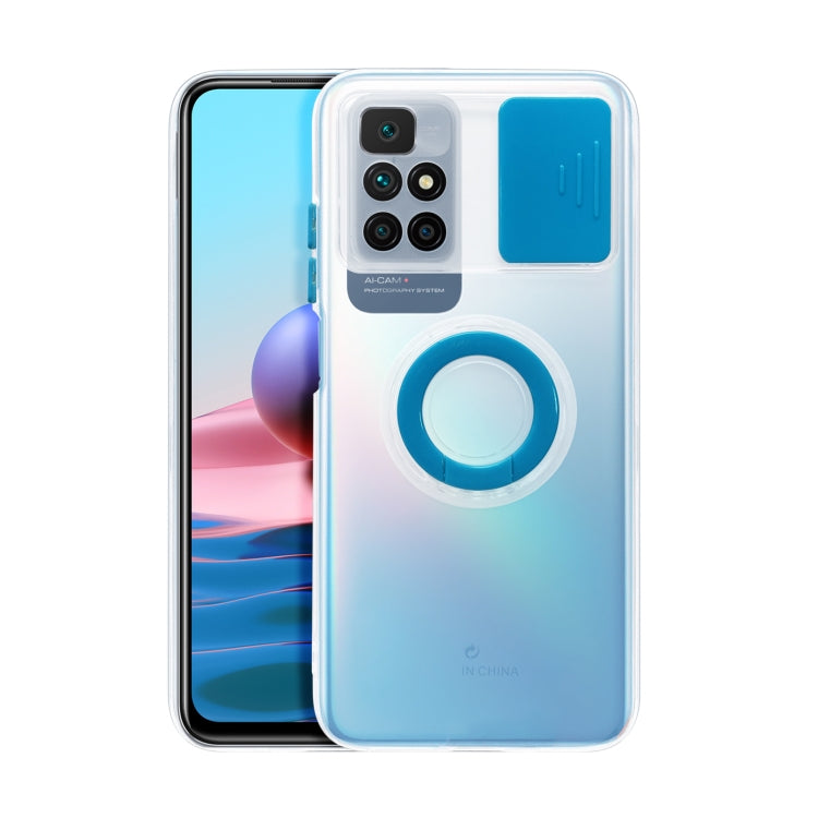 For Xiaomi Redmi 10 Sliding Camshield Ring Holder TPU Phone Case