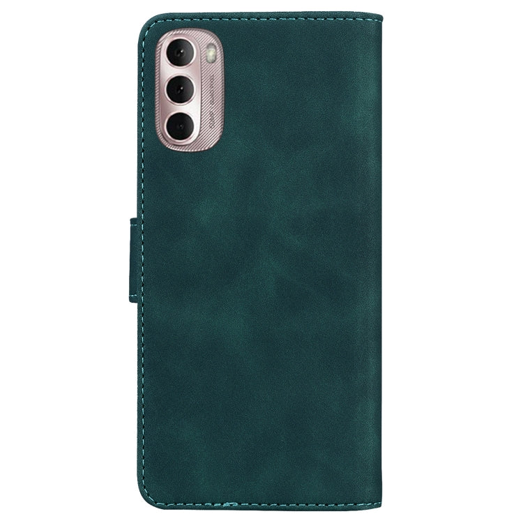 For Motorola Moto G Stylus 4G 2022 Skin Feel Pure Color Flip Leather Phone Case