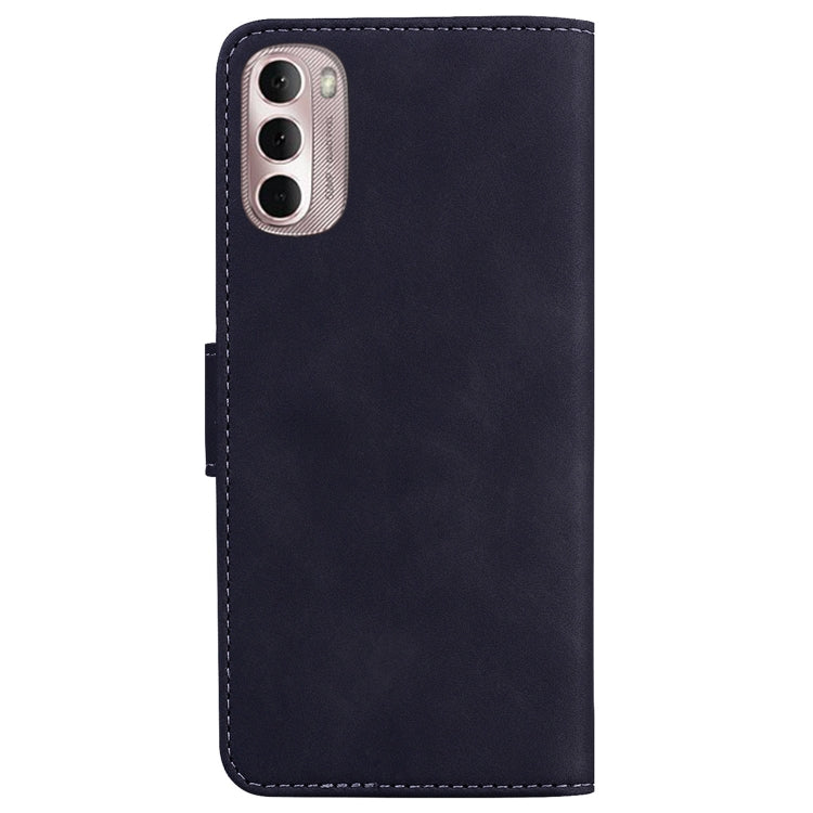 For Motorola Moto G Stylus 4G 2022 Skin Feel Pure Color Flip Leather Phone Case