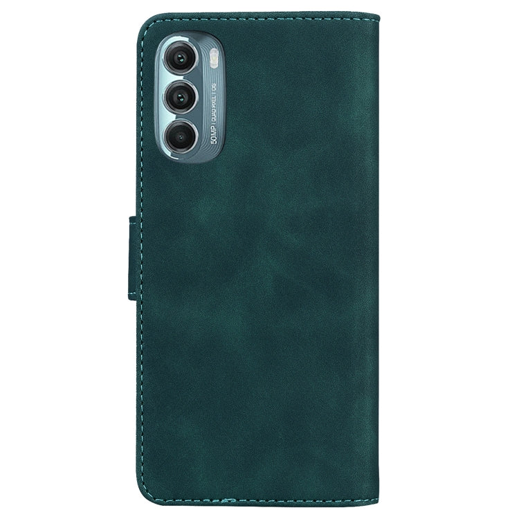 For Motorola Moto G Stylus 5G 2022 Skin Feel Pure Color Flip Leather Phone Case