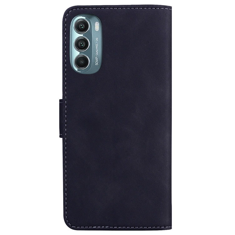For Motorola Moto G Stylus 5G 2022 Skin Feel Pure Color Flip Leather Phone Case
