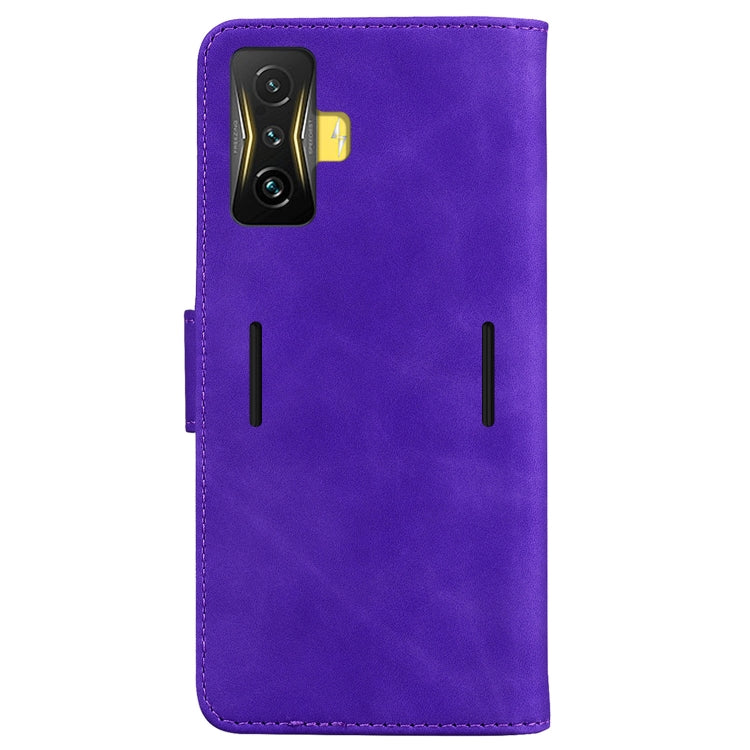 For Xiaomi Poco F4 GT / Redmi K50 Gaming Skin Feel Pure Color Flip Leather Phone Case