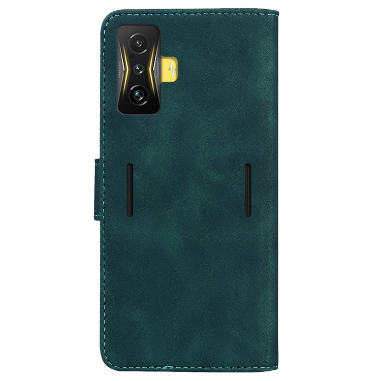 For Xiaomi Poco F4 GT / Redmi K50 Gaming Skin Feel Pure Color Flip Leather Phone Case