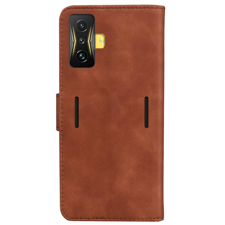 For Xiaomi Poco F4 GT / Redmi K50 Gaming Skin Feel Pure Color Flip Leather Phone Case