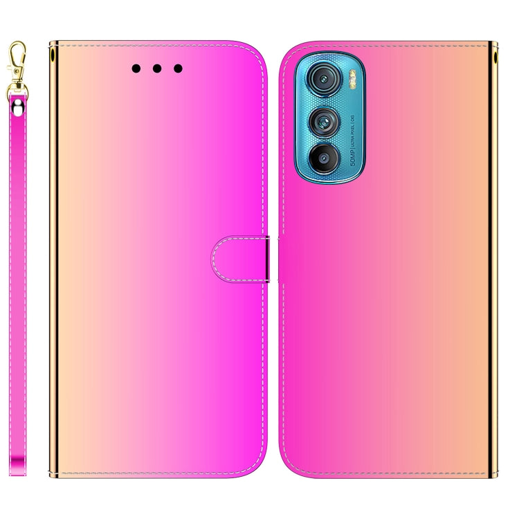 For Motorola Edge 30 Imitated Mirror Surface Leather Phone Case