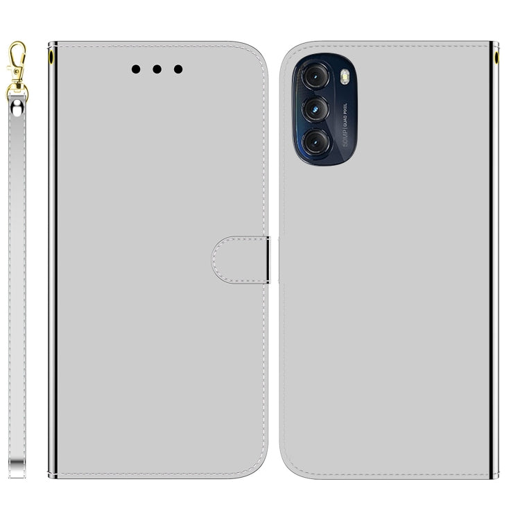 For Motorola Moto G 2022 Imitated Mirror Surface Leather Phone Case