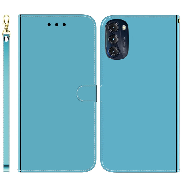 For Motorola Moto G 2022 Imitated Mirror Surface Leather Phone Case