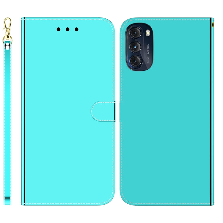 For Motorola Moto G 2022 Imitated Mirror Surface Leather Phone Case