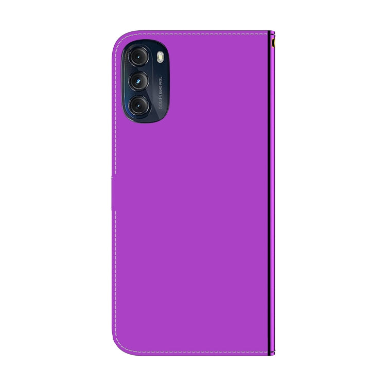 For Motorola Moto G 2022 Imitated Mirror Surface Leather Phone Case