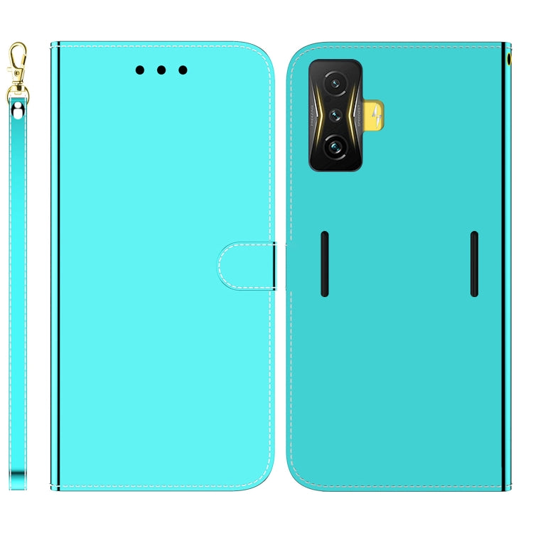 For Xiaomi Poco F4 GT / Redmi K50 Gaming Imitated Mirror Surface Leather Phone Case