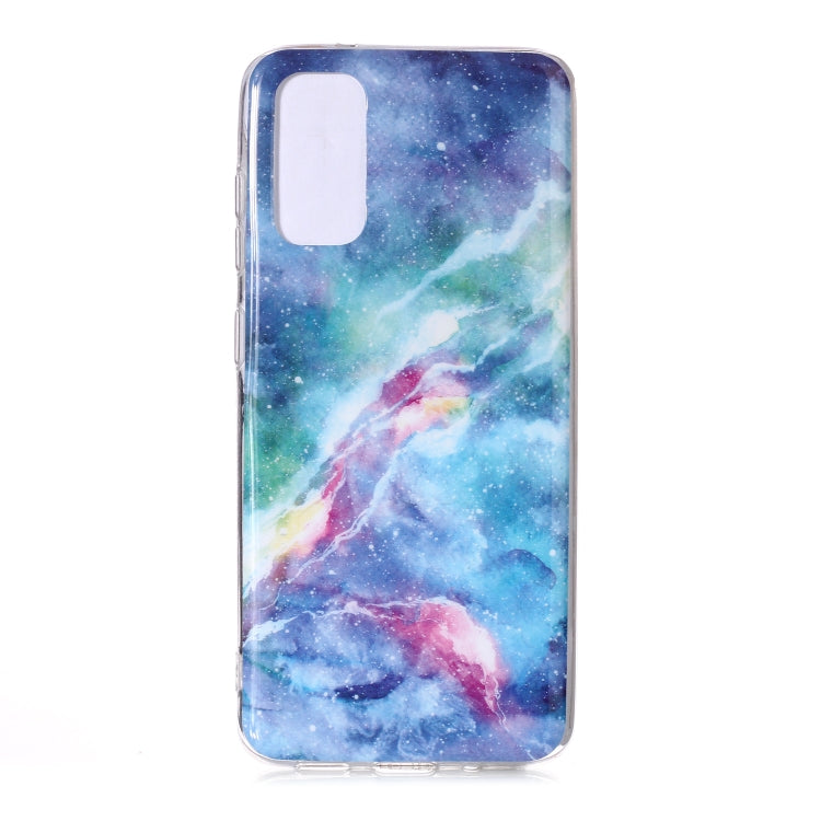 For Galaxy S20 Coloured Drawing Pattern IMD Workmanship Soft TPU Protective Case