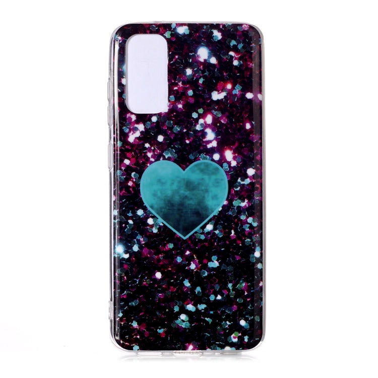 For Galaxy S20 Coloured Drawing Pattern IMD Workmanship Soft TPU Protective Case