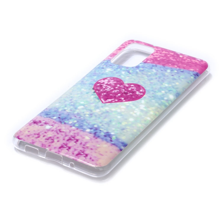 For Galaxy S20 Ultra Coloured Drawing Pattern IMD Workmanship Soft TPU Protective Case