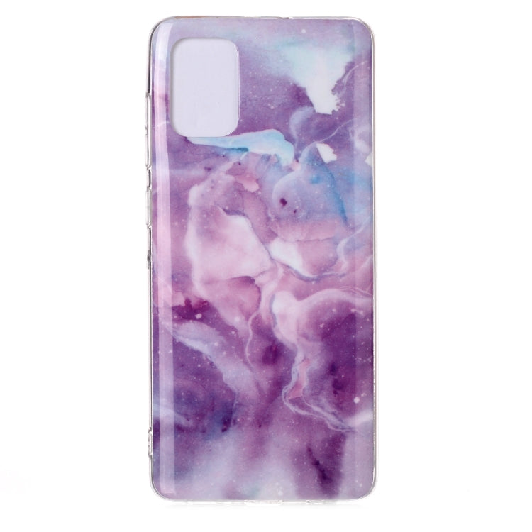 For Galaxy A51 Coloured Drawing Pattern IMD Workmanship Soft TPU Protective Case