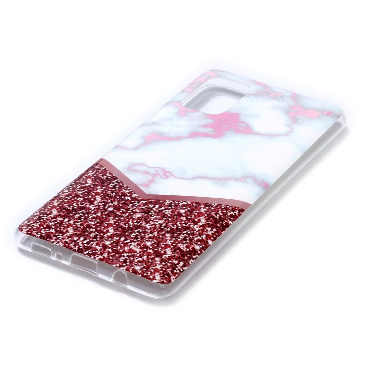 For Galaxy A51 Coloured Drawing Pattern IMD Workmanship Soft TPU Protective Case