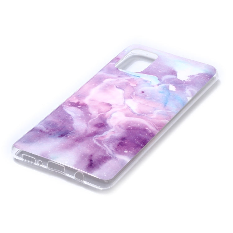 For Galaxy A71 Coloured Drawing Pattern IMD Workmanship Soft TPU Protective Case