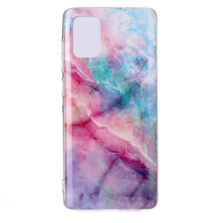 For Galaxy A71 Coloured Drawing Pattern IMD Workmanship Soft TPU Protective Case