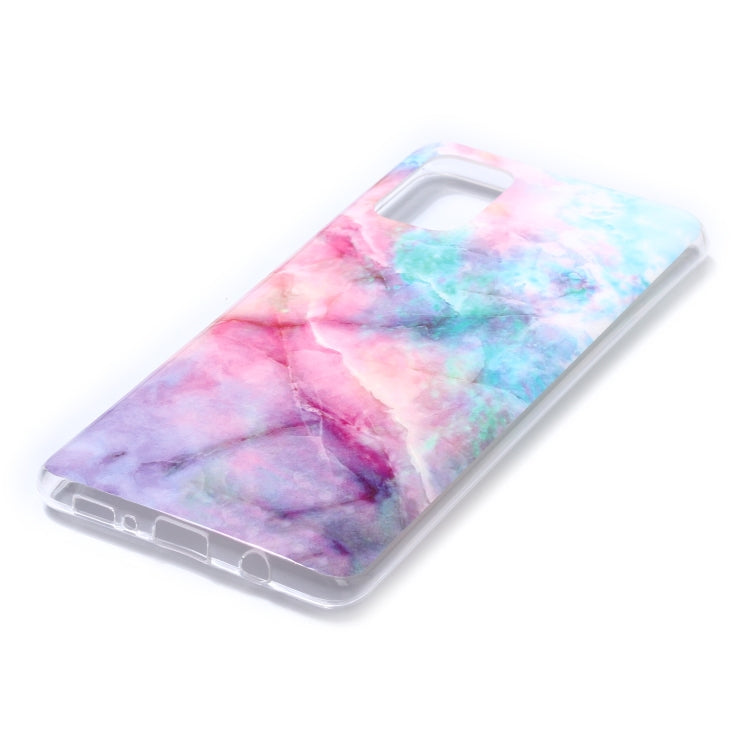 For Galaxy A71 Coloured Drawing Pattern IMD Workmanship Soft TPU Protective Case