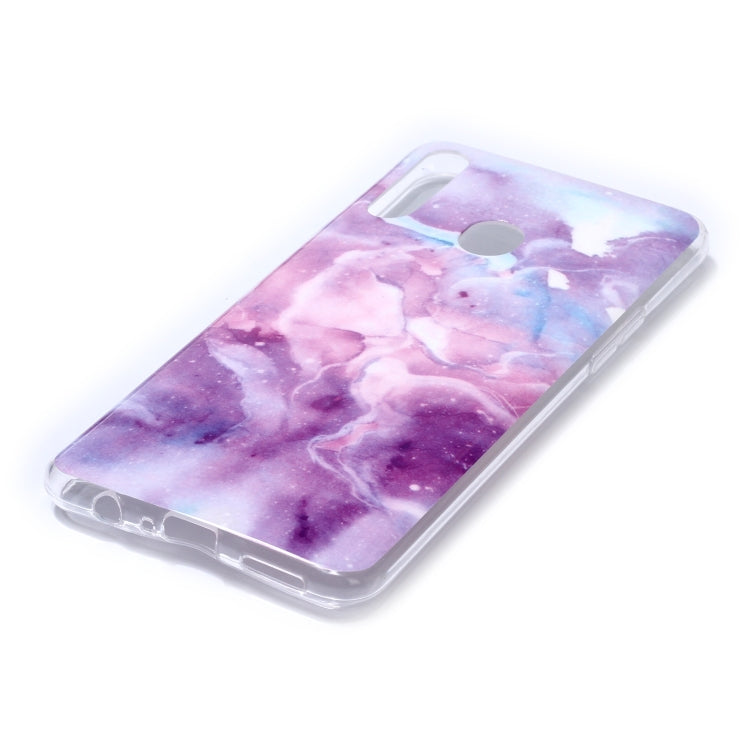 For Galaxy A20s Coloured Drawing Pattern IMD Workmanship Soft TPU Protective Case