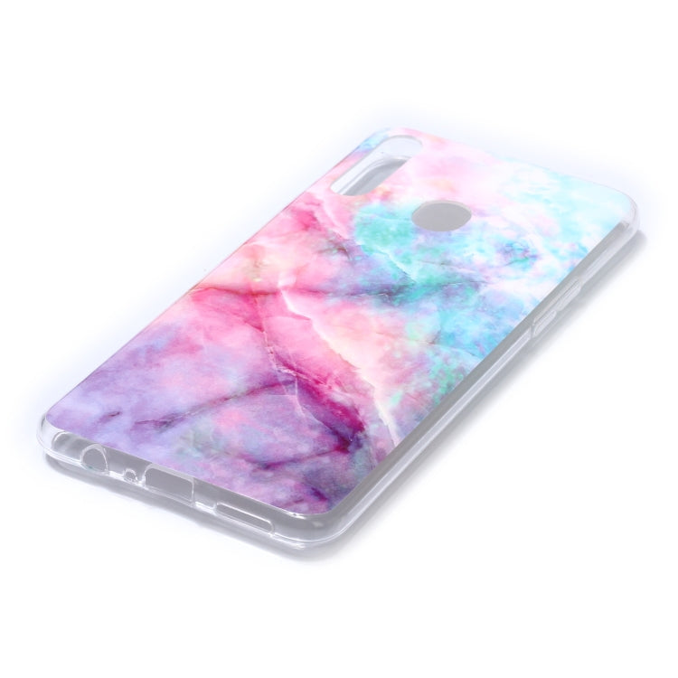 For Galaxy A20s Coloured Drawing Pattern IMD Workmanship Soft TPU Protective Case