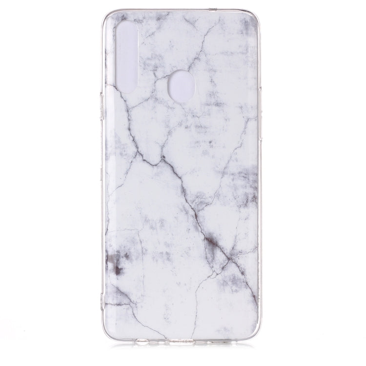 For Galaxy A20s Coloured Drawing Pattern IMD Workmanship Soft TPU Protective Case