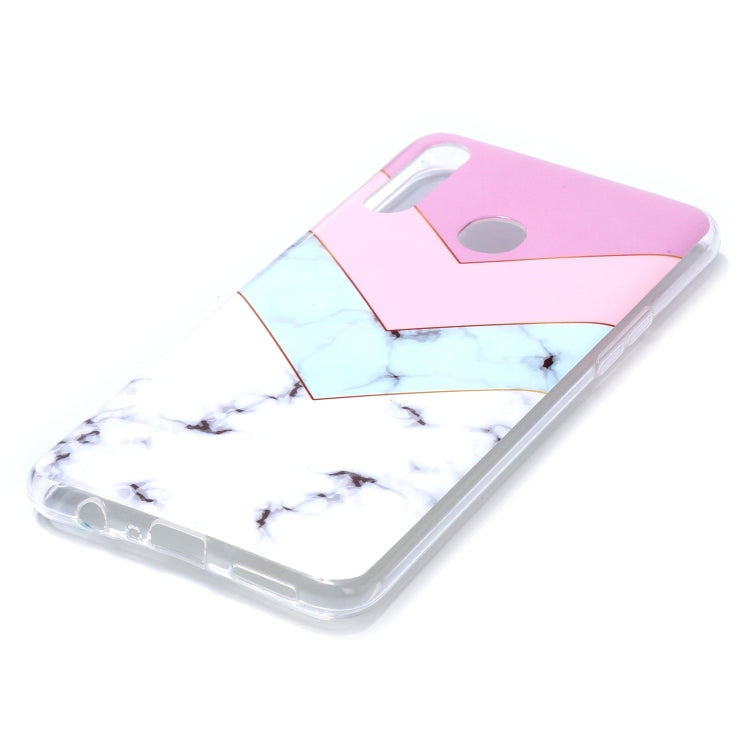 For Galaxy A20s Coloured Drawing Pattern IMD Workmanship Soft TPU Protective Case