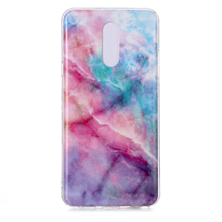For LG Stylo 5 Coloured Drawing Pattern IMD Workmanship Soft TPU Protective Case