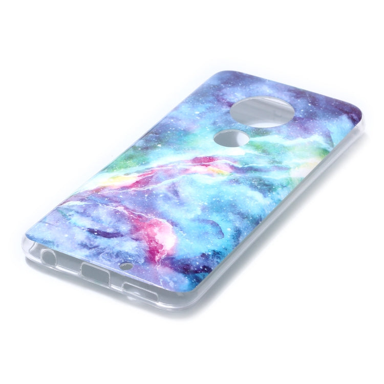 For Motorola Moto G7 Coloured Drawing Pattern IMD Workmanship Soft TPU Protective Case