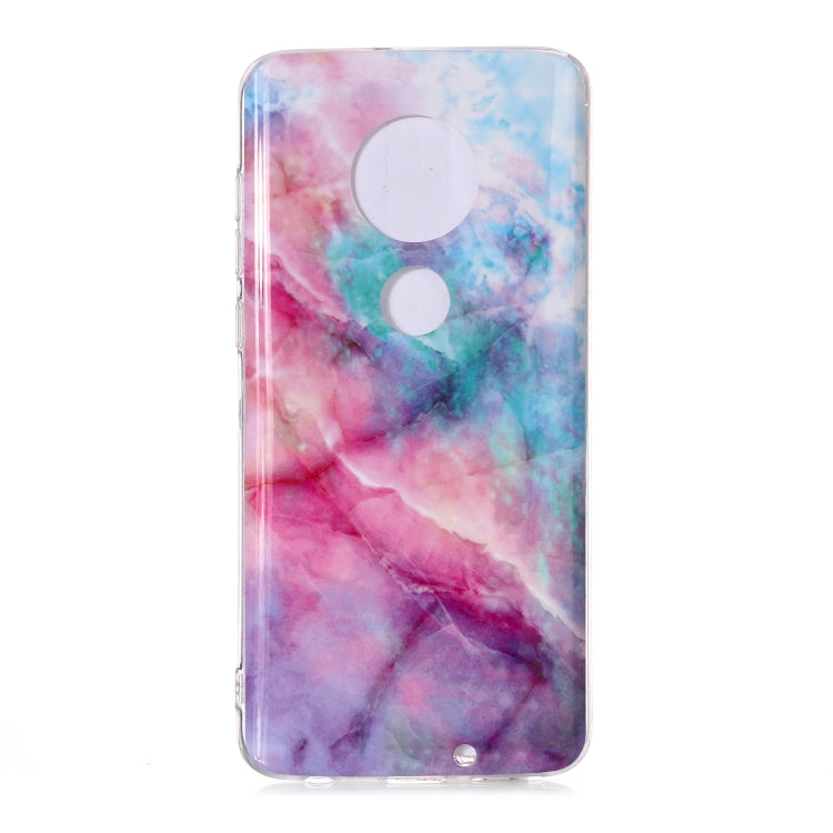 For Motorola Moto G7 Coloured Drawing Pattern IMD Workmanship Soft TPU Protective Case
