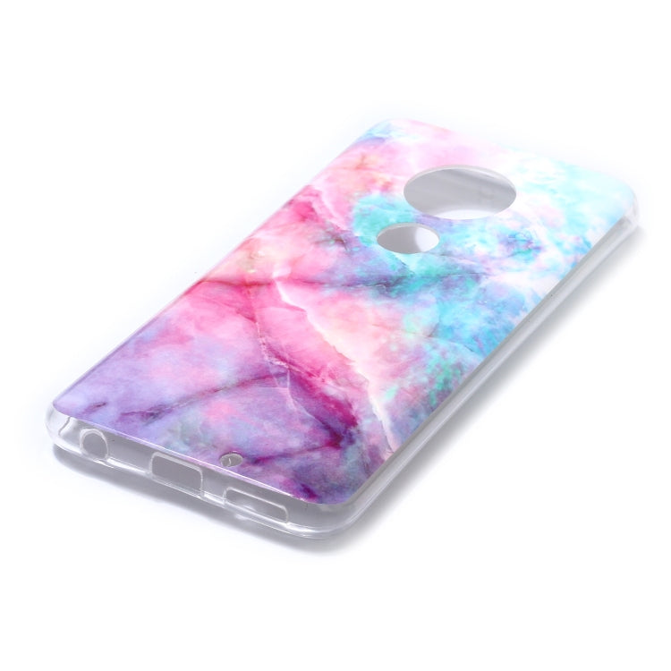 For Motorola Moto G7 Coloured Drawing Pattern IMD Workmanship Soft TPU Protective Case