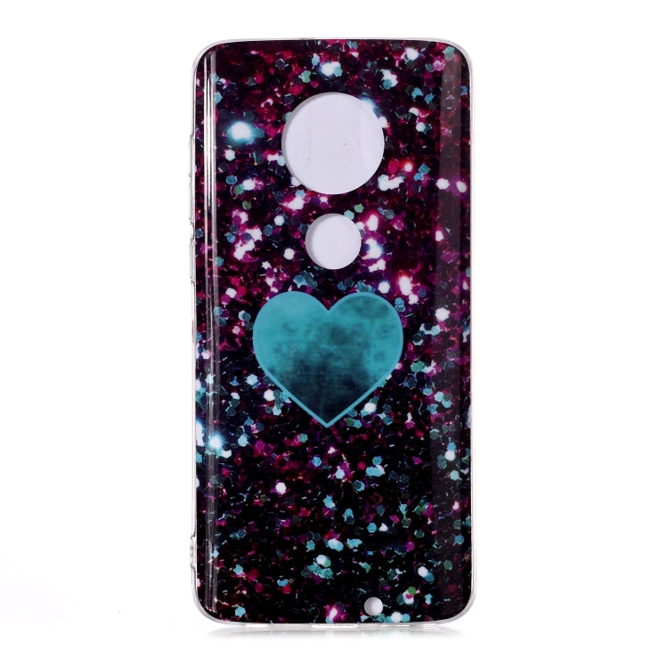 For Motorola Moto G7 Coloured Drawing Pattern IMD Workmanship Soft TPU Protective Case
