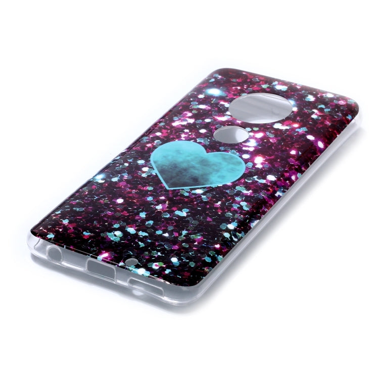 For Motorola Moto G7 Coloured Drawing Pattern IMD Workmanship Soft TPU Protective Case
