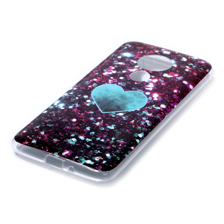 For Motorola Moto G7 Power Coloured Drawing Pattern IMD Workmanship Soft TPU Protective Case
