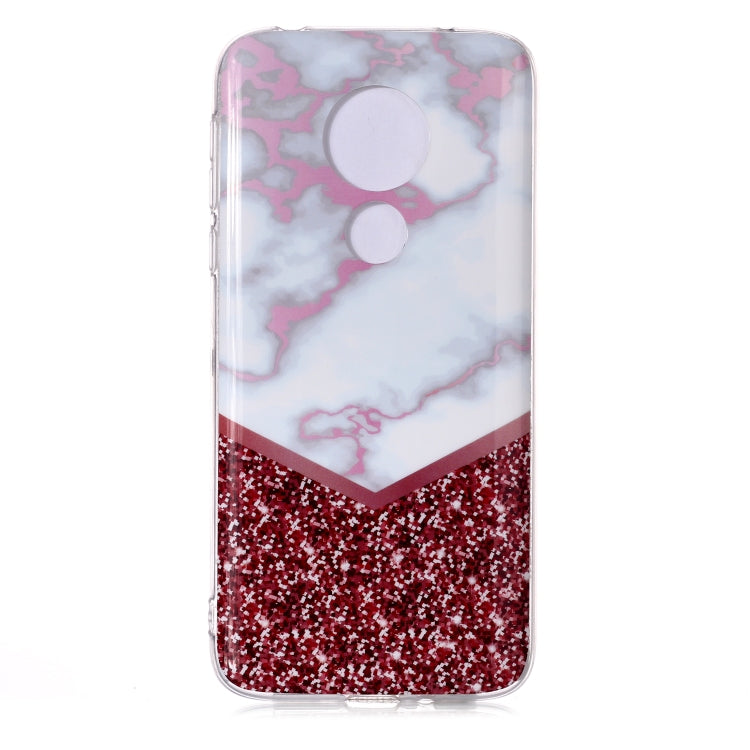 For Motorola Moto G7 Power Coloured Drawing Pattern IMD Workmanship Soft TPU Protective Case