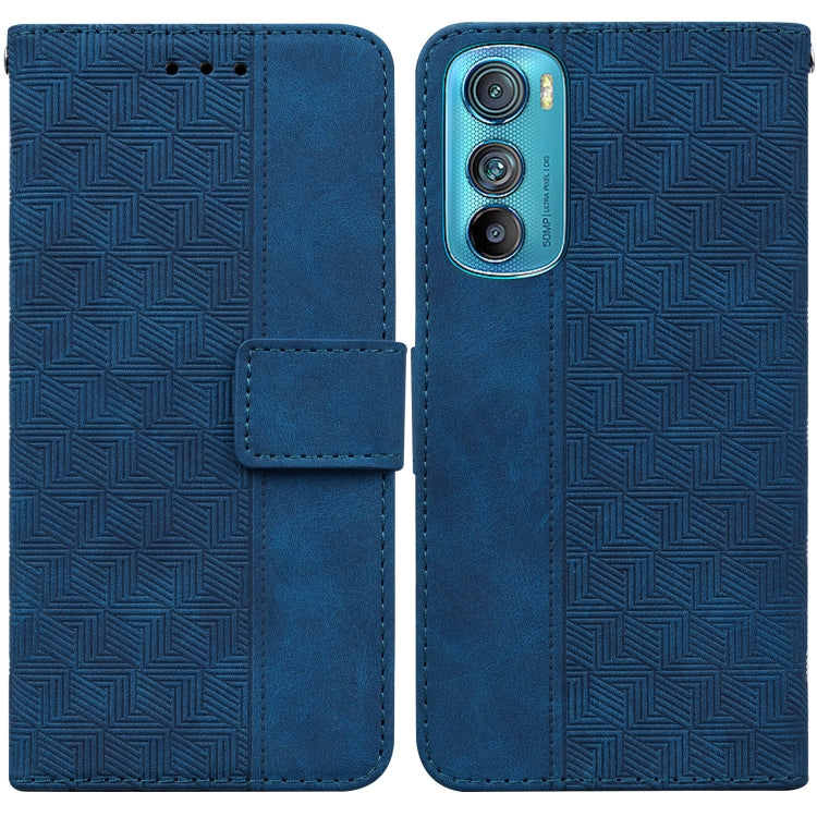 For Motorola Edge 30 Geometric Embossed Leather Phone Case