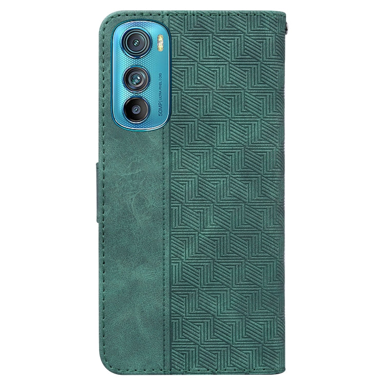 For Motorola Edge 30 Geometric Embossed Leather Phone Case