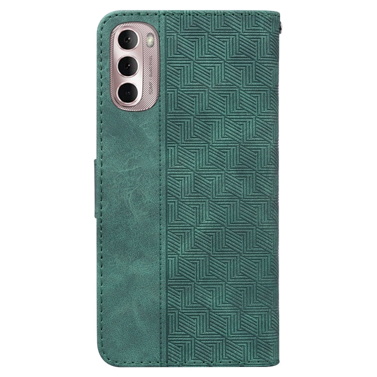 For Motorola Moto G Stylus 4G 2022 Geometric Embossed Leather Phone Case