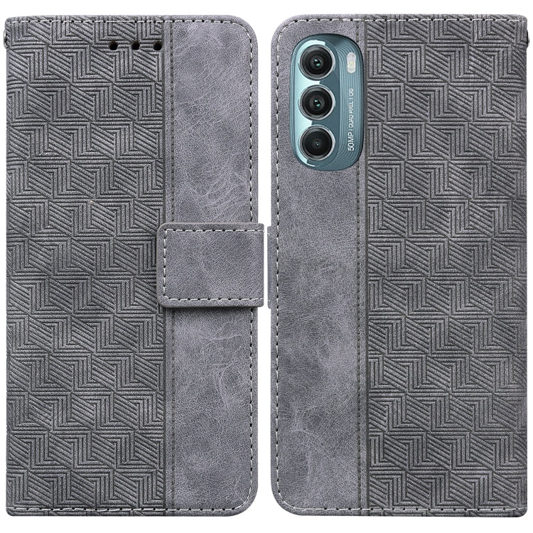 For Motorola Moto G Stylus 5G 2022 Geometric Embossed Leather Phone Case
